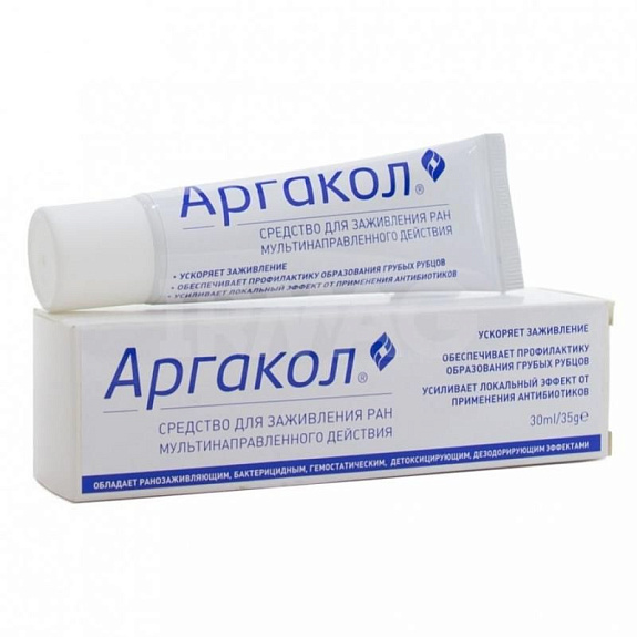 Средство для заживления ран мультинаправленного действия Аргакол, 35 г