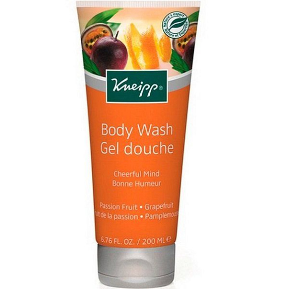 Гель для душа Kneipp Хорошее настроение с маслами грейпфрута и маракуйи, 200 мл