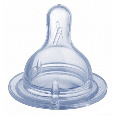 Соска силиконовая Easy Start с широким горлом средний поток Canpol Babies, 1 шт