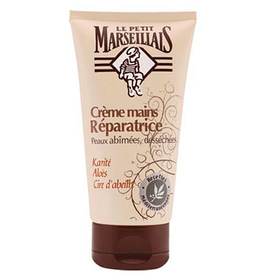 Питательный крем для рук карите алое и пчелиный воск для очень сухой кожи Le Petit Marseillais, 75 мл