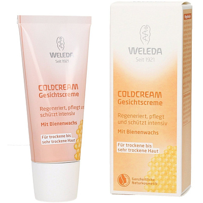 Защитный крем Coldcream для сухой и чувствительной кожи Weleda, 30 мл