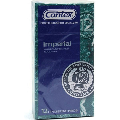 Презервативы Imperial плотнооблегающие анатомической формы Contex, 12 шт
