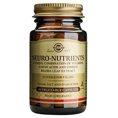 Солгар Неронутриентс  Комплекс витаминов и аминокислот  Solgar, 30 капсул