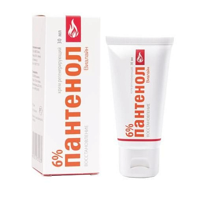 Крем регенерирующий 6% Пантенол Виалайн, 30 мл