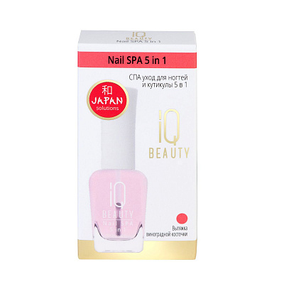 Средство для ногтей и кутикулы 5 в 1 Nail SPA 5 in 1 СПА уход IQ Beauty, 12.5 мл