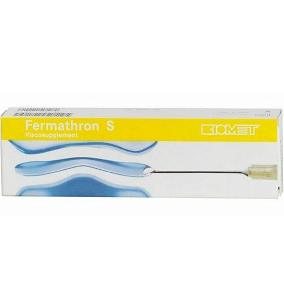 Протез синовиальной жидкости Fermathron S 2,3% шприц, 3 мл