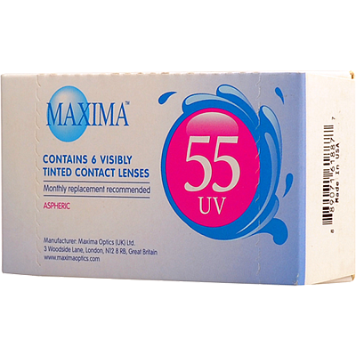 Контактные линзы Maxima 55 UV Aspheric 8,6 (14,2) -4.00, 6 шт
