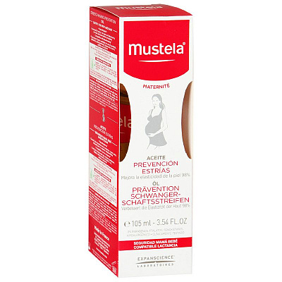 Масло для профилактики растяжек Mustela, 105 мл