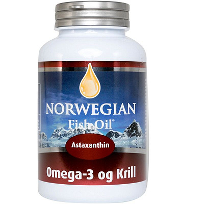 Омега-3 Масло Криля Norwegian Fish Oil Krill Oil 1450 мг, 60 капсул