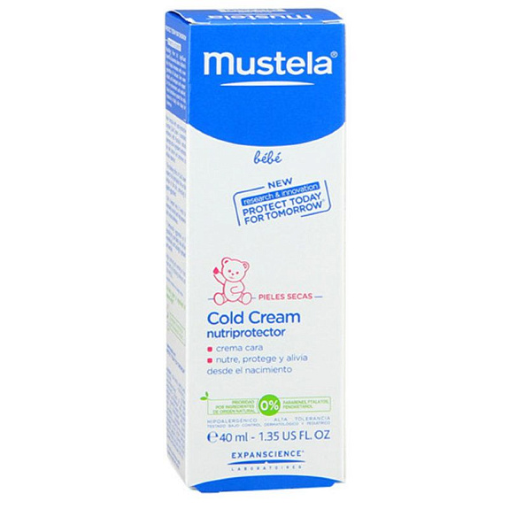 Крем для лица питательный c кольд-кремом Mustela, 40 мл