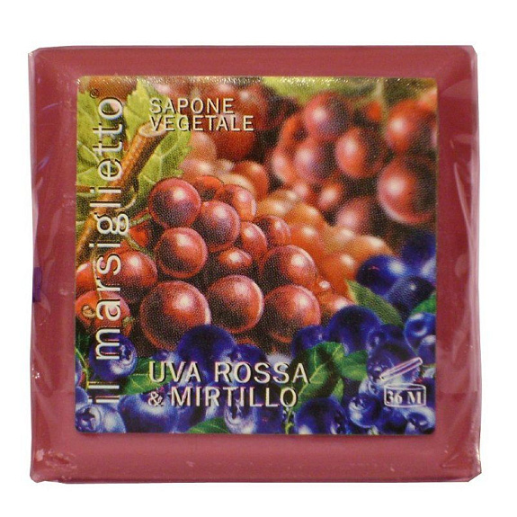 Мыло красный виноград и голубика Nesti Dante, 100 г