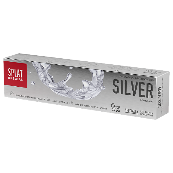 Освежающая зубная паста Splat Special Silver, 75 мл