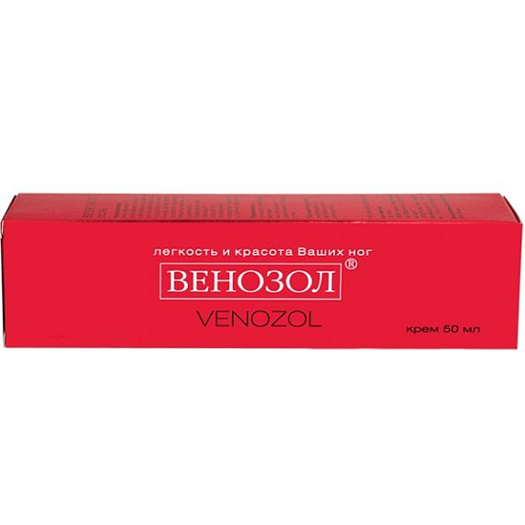 Крем Венозол против варикозной болезни вен и тяжести ног, 50 мл