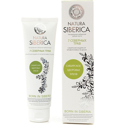 Зубная паста 7 северных трав Natura Siberica, 100 г