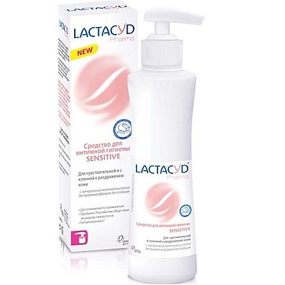 Средство для интимной гигиены Lactacyd Sensitive для чувствительной кожи, 250 мл