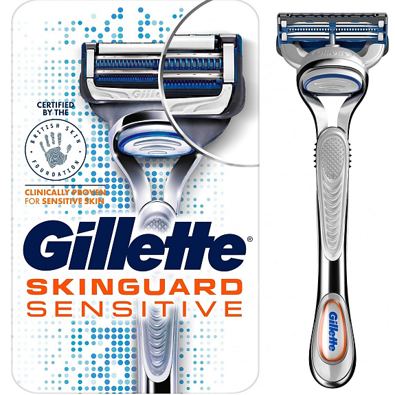 Бритва с 1 сменной кассетой Gillette Skinguard Sensitive