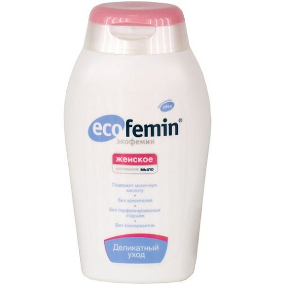 Жидкое мыло для интимной гигиены Экофемин, 200 мл