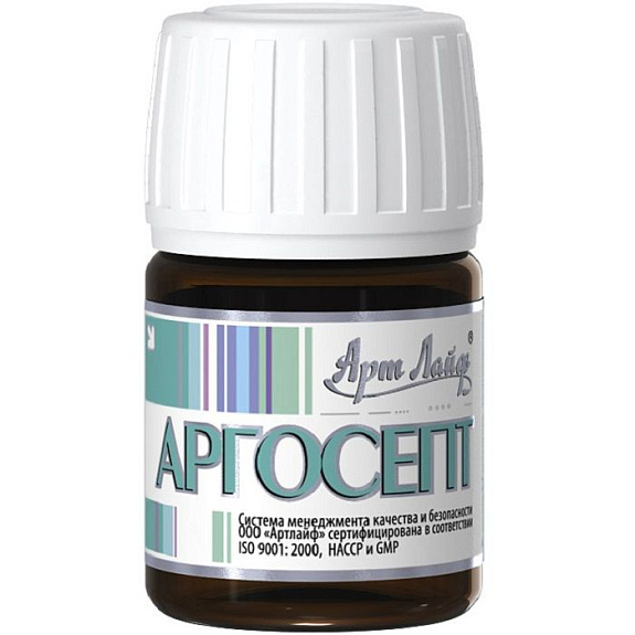 Аргосепт, Средство антимикробного и бактерицидного действия, Арт Лайф, 20 мл