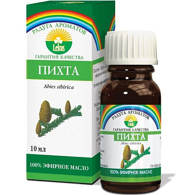 Эфирное масло 100% пихта Лекус, 10 мл