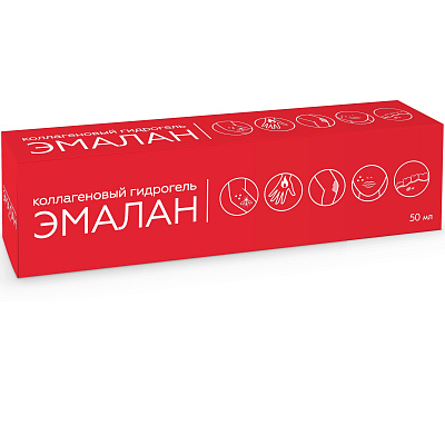 Коллагеновый гидрогель Эмалан Medical Collagene 3D для лечения акне, псориаза и рубцов, 50 мл