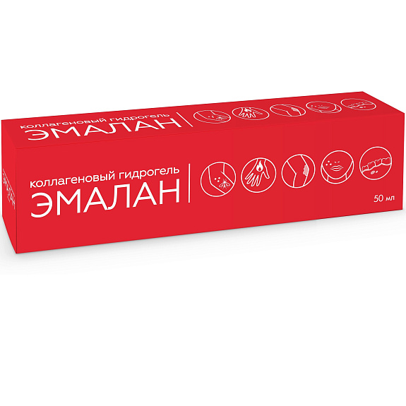 Коллагеновый гидрогель Эмалан Medical Collagene 3D для лечения акне, псориаза и рубцов, 50 мл
