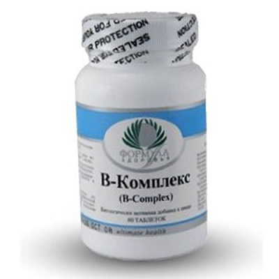 В-Комплекс, Противостоит стрессу и депрессии, Альтера Холдинг, 60 таблеток