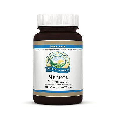 Чеснок  Укрепление иммунной системы  NSP  745 мг, 60 таблеток