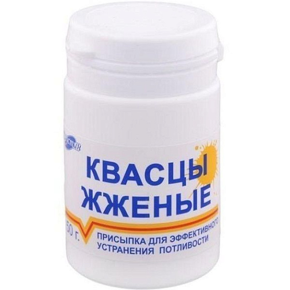 Присыпка для эффективного устранения потливости Квасцы жженые, 50 г