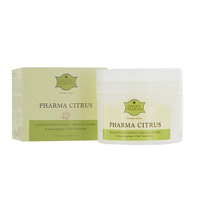 Восстанавливающая маска для волос "Pharma Citrus" Green Pharma, 250 мл.
