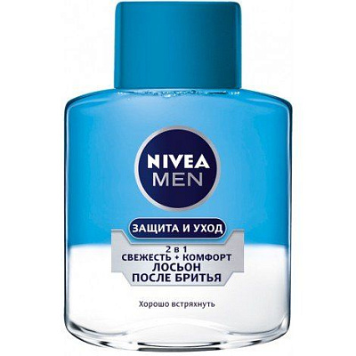 Лосьон после бритья защита и уход 2 в 1 Nivea for Men, 100 мл