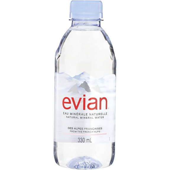 Минеральная вода негазированная Evian, 330 мл