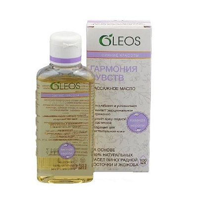 Массажное масло Oleos Гармония чувств, 100 мл