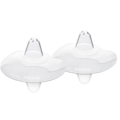 Накладка на грудь силиконовая для кормления Contact размер S Medela, 2 шт