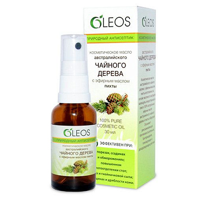 Масло австралийского чайного дерева с эфирным маслом пихты Oleos, 30 мл