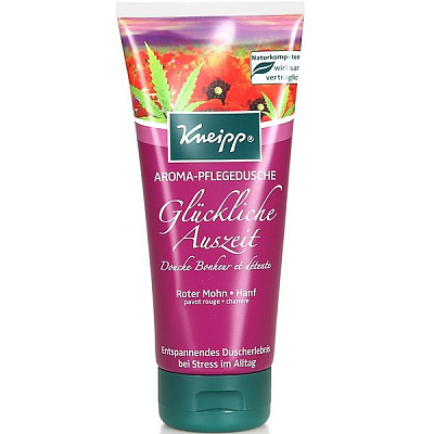 Гель для душа Kneipp Счастливый случай с маслами красного мака и конопли, 200 мл
