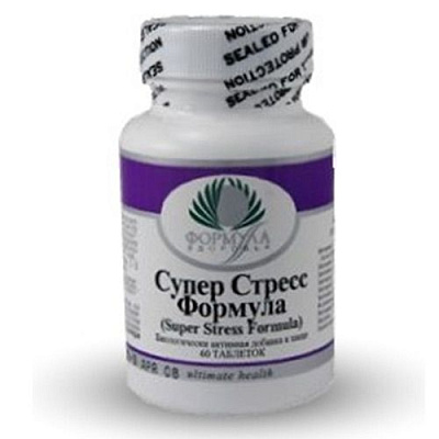 Супер Стресс Формула, Защита нервной системы, Альтера Холдинг, 60 таблеток