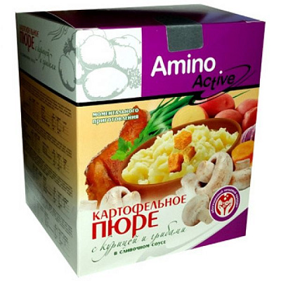 Картофельное пюре с курицей и грибами в сливочном соусе Арт Лайф, 8 шт