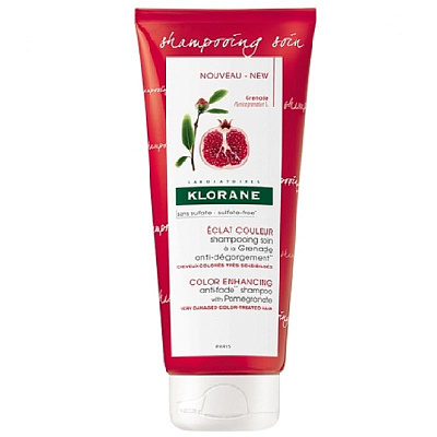 Шампунь с гранатом против потери цвета волос Klorane, 200 мл