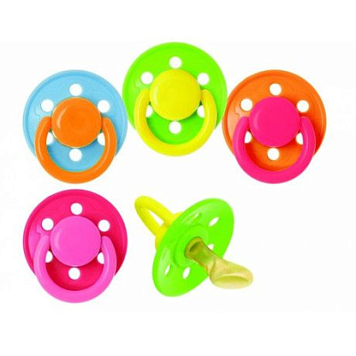 Пустышка латексная ортодонтическая солнышко с 6 мес. Курносики, 1 шт