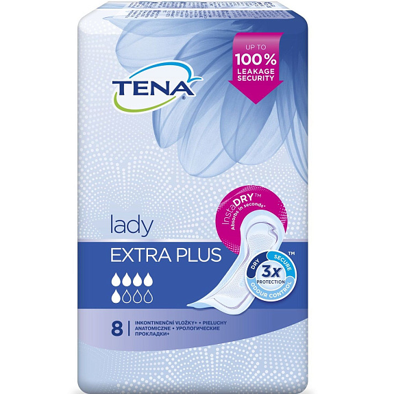 Урологические прокладки Tena Lady Extra Plus, 8 шт