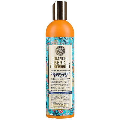 Бальзам облепиховый для ослабленных и поврежденных волос Natura Siberica, 400 мл