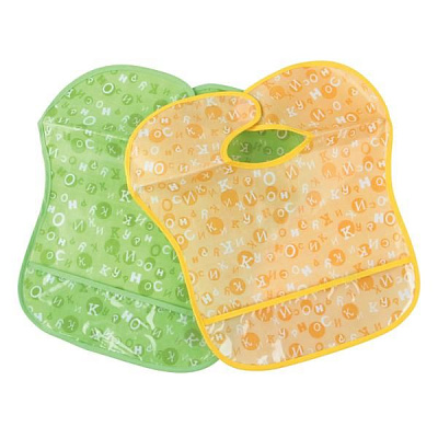 Слюнявчик непромокаемый Курносики