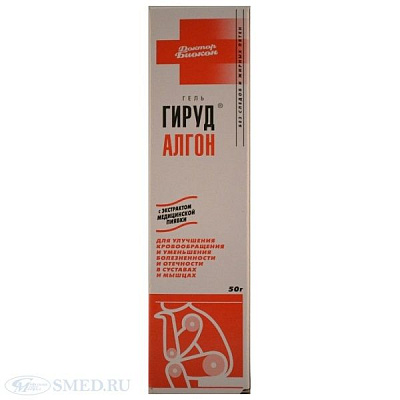 Гель гирудалгон с экстрактом медицинской пиявки Доктор Биокон, 50 мл