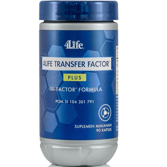 Трансфер фактор плюс, Поддержка иммунной системы и самочувствия, 4Life Research, 475.9 мг, 90 капсул