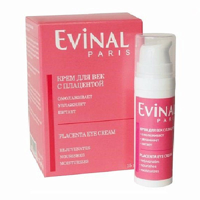 Крем для век с экстрактом плаценты Evinal, 15 мл