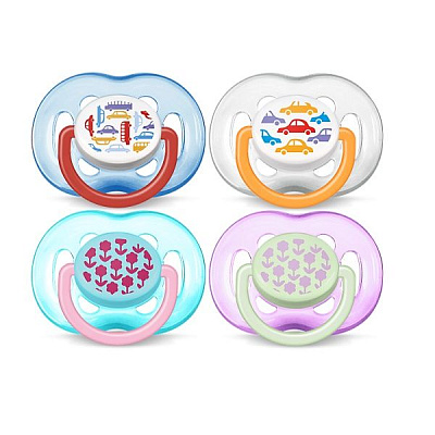 Силиконовая пустышка AVENT 6-18 мес. (2 шт. в упаковке) SCF172/22