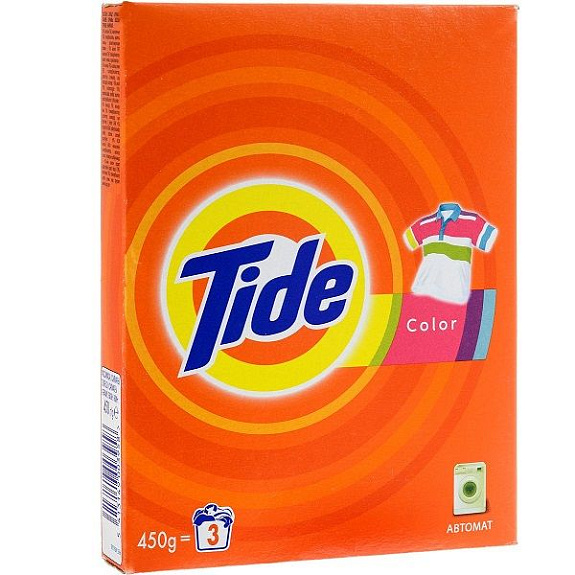 Стиральный порошок для цветных вещей Tide Color автомат, 450 г