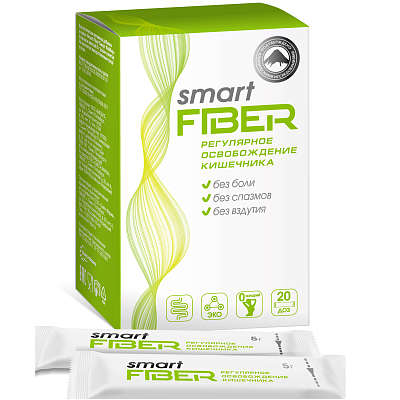 Smart Fiber регулярное освобождение кишечника 5г, 20 стиков