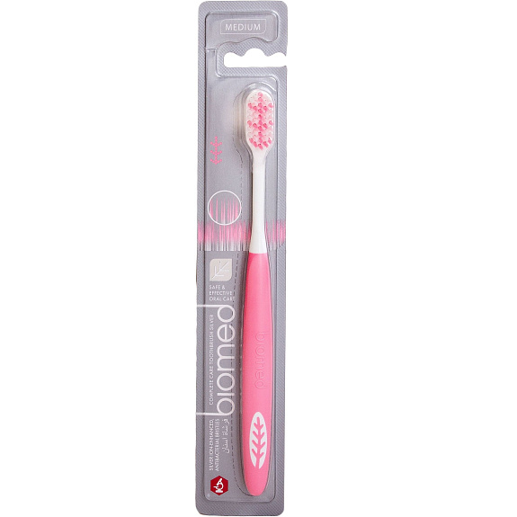 Зубная щетка Biomed Silver средняя жесткость