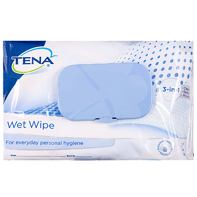Влажные полотенца Tena Wet Wipe, 48 шт